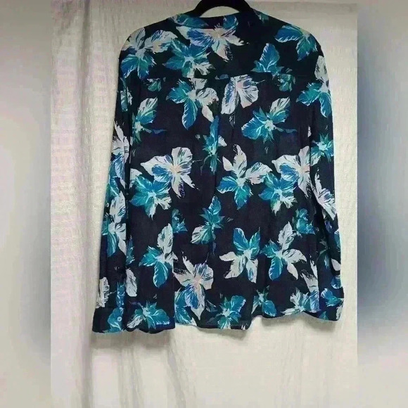 Carve Designs 💯 ORGANIC cotton Long Sleeve V neck  Pull over. Ladies Size L - Picture 2 of 7